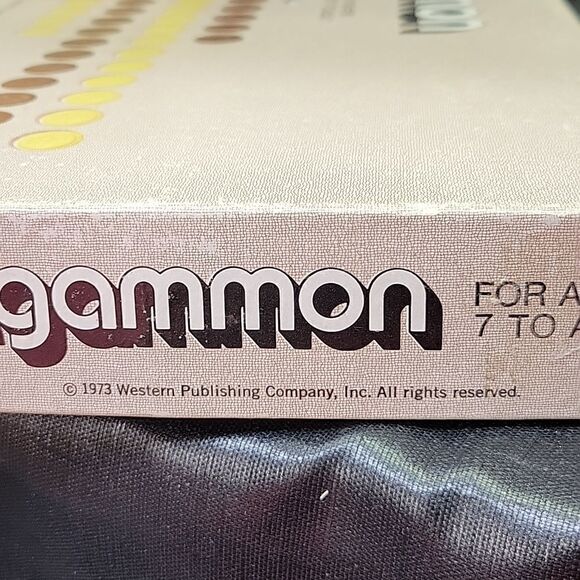 Vintage 1973 Backgammon Board Game By Whitman - Picture 7 of 8